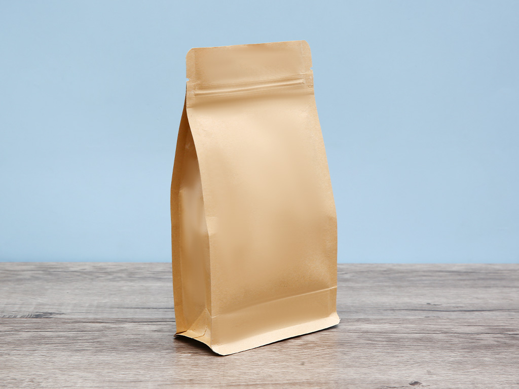 Túi zipper giấy có 8 cạnh